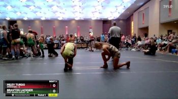 140 lbs Round 2 (4 Team) - Braxton Lackner, East Kansas Eagles vs Miley Turdo, Operators