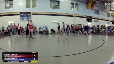 138 lbs Cons. Round 3 - Brody Gipson, Red Cobra Wrestling Academy vs Gunner Butt, Contenders Wrestling Academy