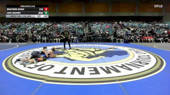 132 lbs Consi Of 32 #1 - Brayden Bosh, Layton vs Levi Heater, McQueen
