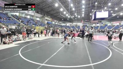 136 lbs Round Of 16 - Ayla Hampton, Chatfield WC vs Elizabeth Sherman, Darkhorse WC
