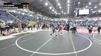 136 lbs Round Of 16 - Ayla Hampton, Chatfield WC vs Elizabeth Sherman, Darkhorse WC