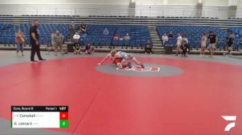 116 lbs Cons. Round 8 - Isaac Campbell, Red Cobra Wrestling Academy vs Brennan Leonard, Martinsville