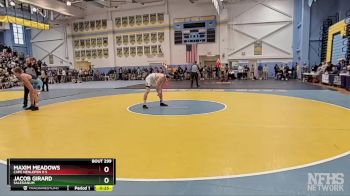 132 lbs Cons. Round 3 - Maxim Meadows, Cape Henlopen H S vs Jacob Girard, Salesianum