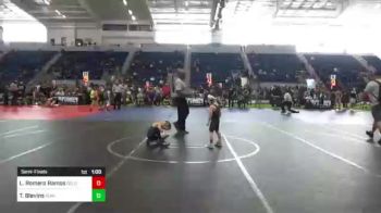 43 lbs Semifinal - Leonardo Romero Ramos, Gold Rush vs Troy Blevins, Punisher Wrestling
