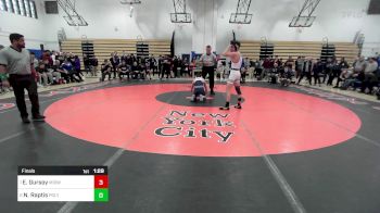 124 lbs Final - Evin Gursoy, Midwood-PSAL vs Nikolas Raptis, Poly Prep