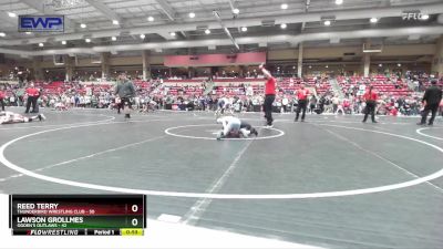 64 lbs Champ. Round 2 - Reed Terry, Thunderbird Wrestling Club vs Lawson Grollmes, Ogden`s Outlaws