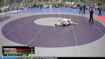 83 lbs Champ. Round 1 - Jack Quinones, Pleasant Hill Wrestling Club vs Ryker Pruett, Team Bucs-North Bend