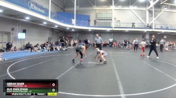 80 lbs Round 3 (6 Team) - Gus Engleman, Ragin Raisins Concord vs Abram Baer, Vipers Wrestling