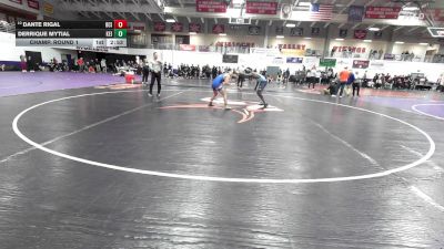 133 lbs Champ. Round 1 - Derrique Mytial, Keiser University vs Dante Rigal, Briar Cliff (Iowa)