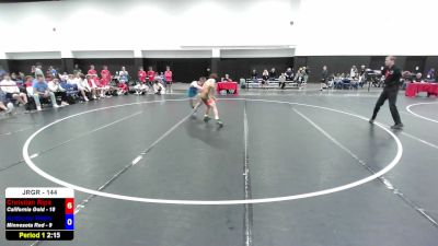 144 lbs Christian Ripa, California Gold vs Anthony Heim, Minnesota Red
