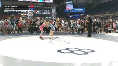 120 lbs Champ. Rd Of 64 - Audali Martinez, Colorado vs Sarah Bell, Illinois