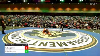 150 lbs Quarterfinal - Kiyanno Zuniga, Toppenish vs Gabriel Gallardo, Sahuarita