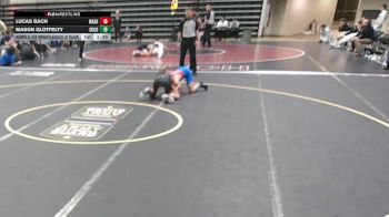 127 lbs Semis & 1st Wrestleback (8 Team) - Mason Glotfelty, Decorah, IA vs Lucas Bach, Washington, IL