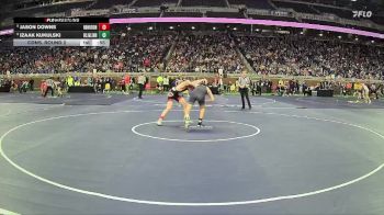 D2-132 lbs Cons. Round 2 - Izaak Kukulski, John Glenn HS (Bay City) vs Jason Downs, Huron HS (New Boston)