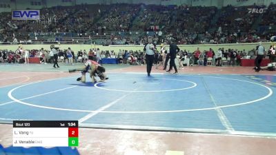 101 lbs Round Of 32 - Lucky Vang, Tulsa Union vs Jerry Venable, Enid Junior High