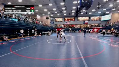 215 lbs 3rd Place Match - Payton McAlister, Plano West vs Jacob Lobato, Conroe