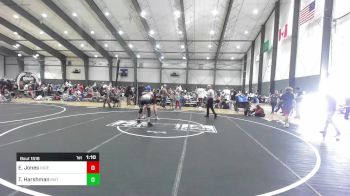 109 lbs Quarterfinal - Elijah Jones, Independent vs Tate Harshman, Mat Demon WC