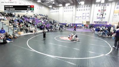 175 lbs 5th Place Match - Jon Cross, McCallie vs Cole Neal, Fairview
