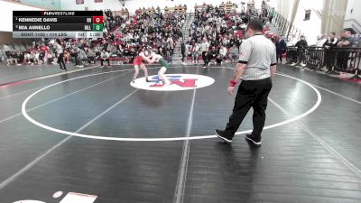 114 lbs Final - Kennedie Davis, Bridgewater-Raynham vs Mia Annello, Billerica