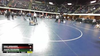 56 lbs Quarterfinal - Mason Croushorn, Powerhouse Wrestling Club vs Issac Hernandez, Bettendorf Wrestling Club