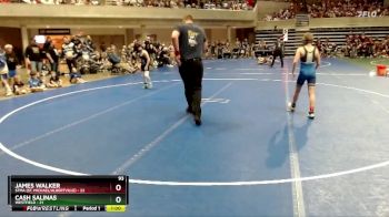 93 lbs Semis & 1st Wrestleback (8 Team) - JAMES WALKER, STMA (St. Michael/Albertville) vs Cash Salinas, Westfield