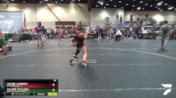 95 lbs Semis & 1st Wrestleback (8 Team) - Jacob Junkins, CP Wrestling vs Oliver Pulliam, Untouchables Purple