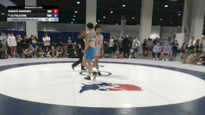 74 kg Cons. Sub-rd Of 64 - Darius Marines, Michigan Wrestling Club vs AJ Falcone, The Heart Wrestling Club