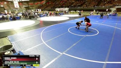 155 lbs Cons. Semi - Analiese Silva, Mesa Verde High School Wrestling vs Keira Jones, California