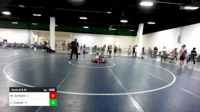 95 lbs Consi Of 8 #1 - Mason Schlaht, CA vs Lucas Copper, ME