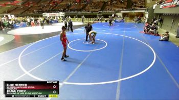 132 lbs Champ. Round 2 - Luke Mezimer, La Costa Canyon High School Wrestling vs Keanu Perez, El Camino SSF High School Wrestling