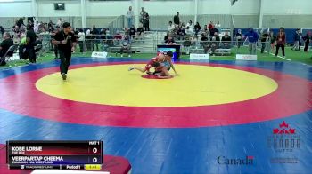 48kg Cons. Semi - Kobe Lorne, The ROC vs Veerpartap Cheema, Canadian Mal Wrestling