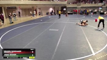 145 Championship Bracket Cons. Round 7 - Aiden Graner, Plainview Elgin Millville vs Braden Shoemaker, Brandon Valley