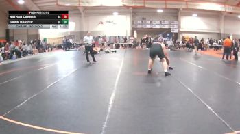 285 lbs Champ. Round 2 - Gavin Harper, Wheeling University vs Nathan Carnes, Belmont Abbey