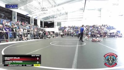 61 lbs Semifinal - Cayden Petersen, Lions WA vs Graham Willis, Victory