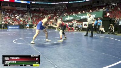 1A-215 lbs Cons. Round 3 - Henry Lund, AHSTW vs Indy Ferguson, Lisbon