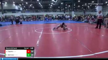 45 lbs Round 4 (6 Team) - Jeremiah Zapata, ICON WRESTLING CLUB vs Columbus Behrooz, BLACKHAWK WC