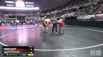 6A 285 lbs Cons. Round 2 - Spencer Dowland, Athens vs Dominic Sager, Stanhope Elmore