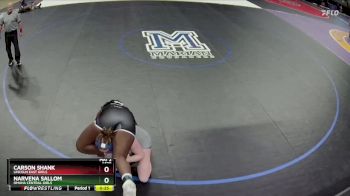 3rd Place Match - Narvena Sallom, Omaha Central Girls vs Carson Shank, Lincoln East Girls