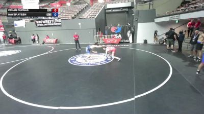 132 lbs Cons. Rd Of 32 - Ethan Duenas, La Serna High School Wrestling vs Nayef Ayesh, Golden State Wrestling Club