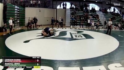 138 lbs Semifinal - Jameson Burns, Benedictine College Prep vs Randall Jenks, Christian Brothers Academy(NJ)