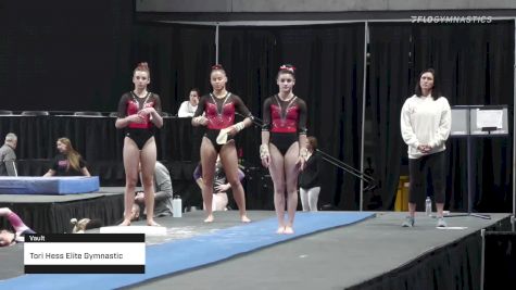 Tori Hess Elite Gymnastic Acad - Vault - 2022 Elevate the Stage Huntsville presented by SportsMED & Crestwood