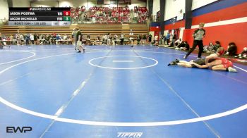 138 lbs Consi Of 8 #2 - Jason Postma, Wagoner High School vs Jacob Nicholls, Verdigris