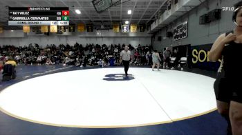 235 lbs Cons. Round 1 - Gabriella Cervantes, Bonita vs Tati Velez, Foothill (Santa Ana)