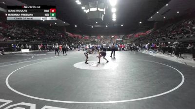 115 lbs Consi Of 16 #2 - Isaac Nicolas, Woodlake vs Jeremiah Freeman, Hoover