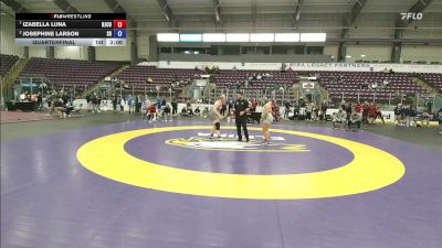 207 lbs Quarterfinal - Izabella Luna, New Jersey City University vs Josephine Larson, Sacred Heart