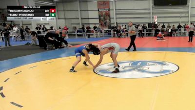6 - 144 lbs Quarterfinal - Benjamin Aguilar, Mountain View vs Elijah Phoutasen, Landstown