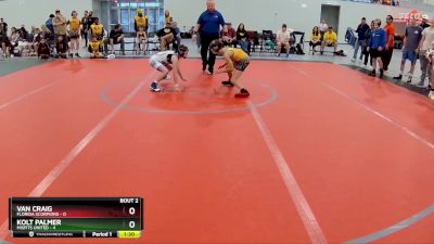 76 lbs Round 1 (6 Team) - Van Craig, Florida Scorpions vs Kolt Palmer, Misfits United