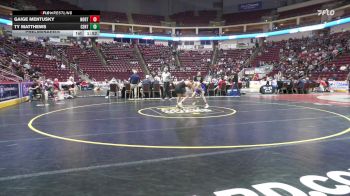 107 lbs Preliminaries - Gaige Mentusky, North Schuylkill vs Ty Matthews, Central