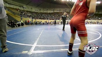 80 lbs Consi Of 16 #1 - Isaiah Stout, F-5 Grappling vs Tyrion Williams, Claremore Wrestling Club