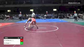 130 lbs Semifinal - Dylan Guillermo, Cvbjj vs Braden Priest, Driller WC